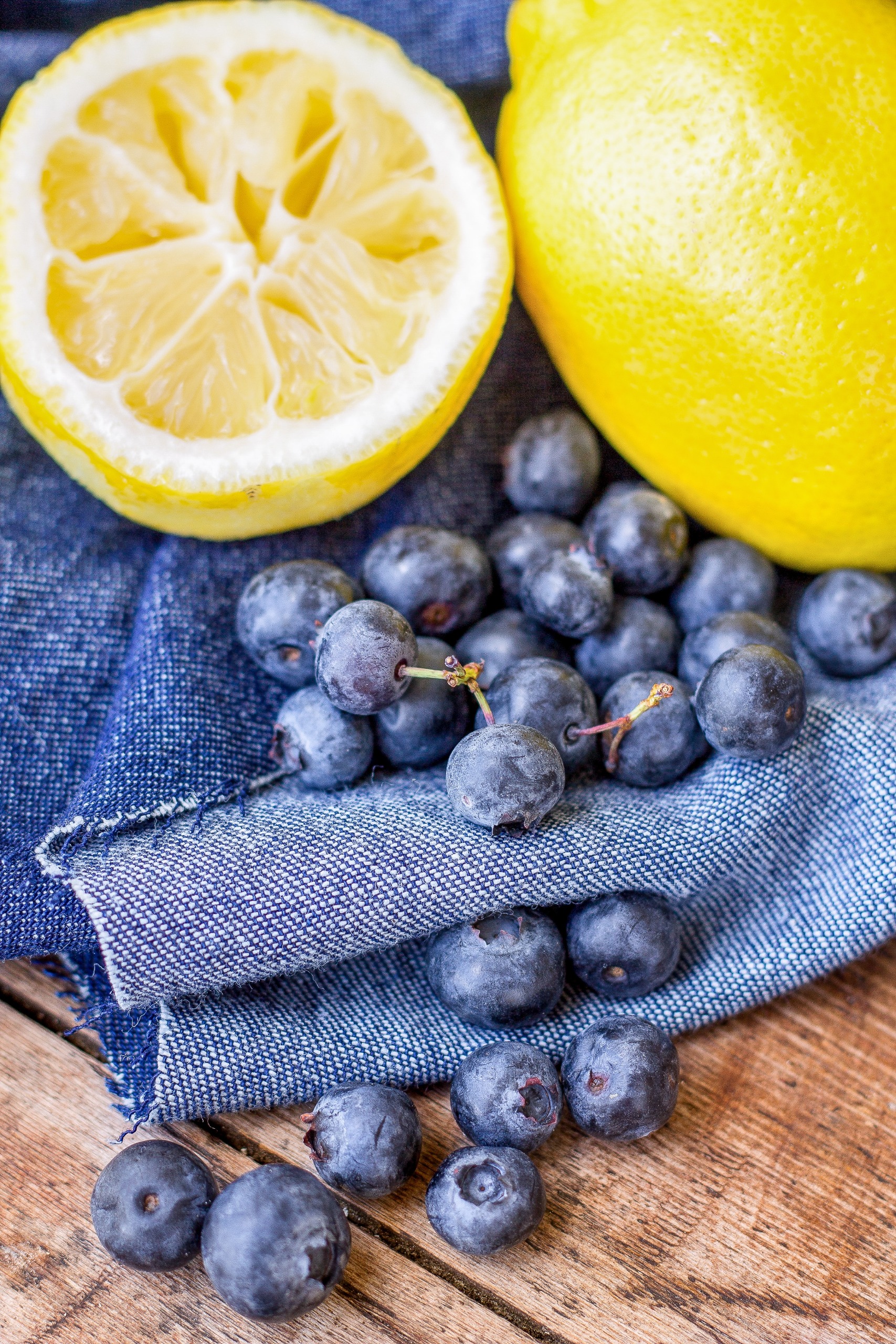 blueberries and lemons